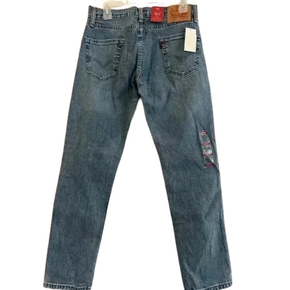 Levi's 511 men's blue slim fit mid rise jeans size 30 NWT - Picture 6 of 8